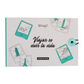 ALBUM DE FOTOS VIAJE - VIAJAR ES VIVIR LA VIDA | 1 UNIDADES | (MR WONDERFUL)